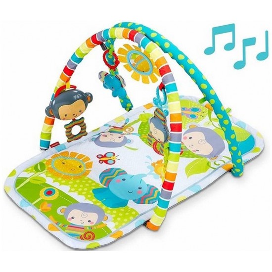 Attīstošais paklājiņš Fisher Price Play Blanket Snugamonkey Musical Play Gym CLJ42