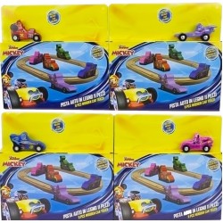 Koka attīstoša rotaļlieta ceļš Disney Mickey Mouse Track Set+Car assorted DI2377MC