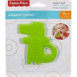 Zobgrauznis - kožamā rotaļlieta Fisher Price Alligator Teether Figure 3m+ DYF93