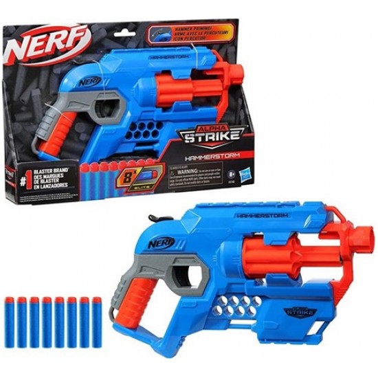 Spēļu komplekts pistole (rotaļu ierocis) Nerf Alpha strike Hammerstorm E6748EU71