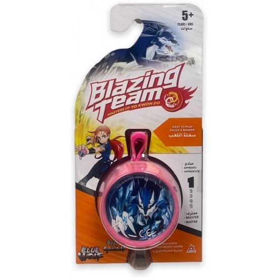 Suvenīrs Blazing Team Yoyo Eraser Battlespin Blue Wolf EU677144