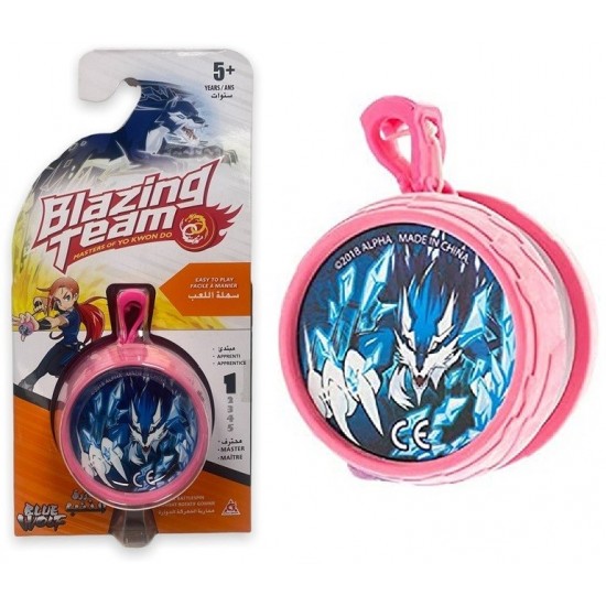 Suvenīrs Blazing Team Yoyo Eraser Battlespin Blue Wolf EU677144