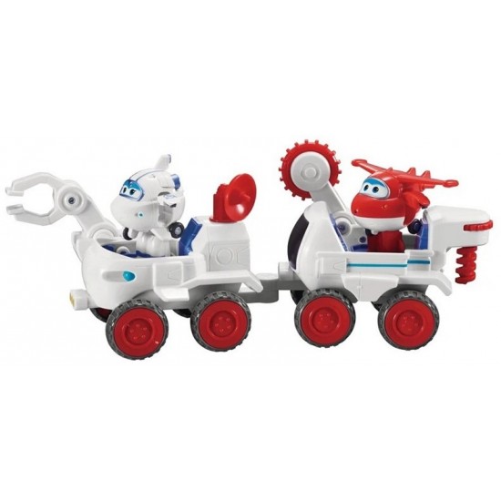 Spēļu komplekts transformers Super Wings Transform-a-Bots Astra & Jett's Moon Rover EU720840A