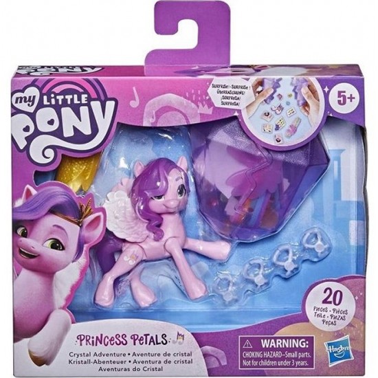 Spēļu komplekts Hasbro My Little Pony Crystal Adventure Princess Petals Playset F2453