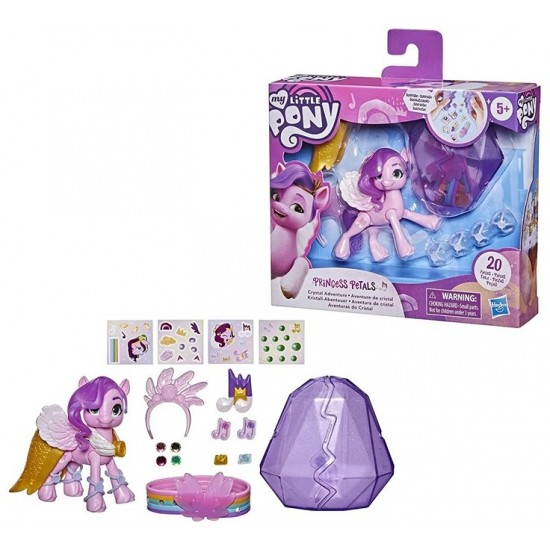 Spēļu komplekts Hasbro My Little Pony Crystal Adventure Princess Petals Playset F2453