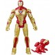 Spēļu komplekts Mattel Marvel Mech Strike Mechasaurs Iron Man F6672