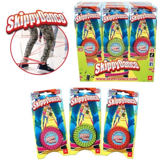 Gumija Skippy Dance Jump Elastic on card assorted FUN-SD-24PDQ