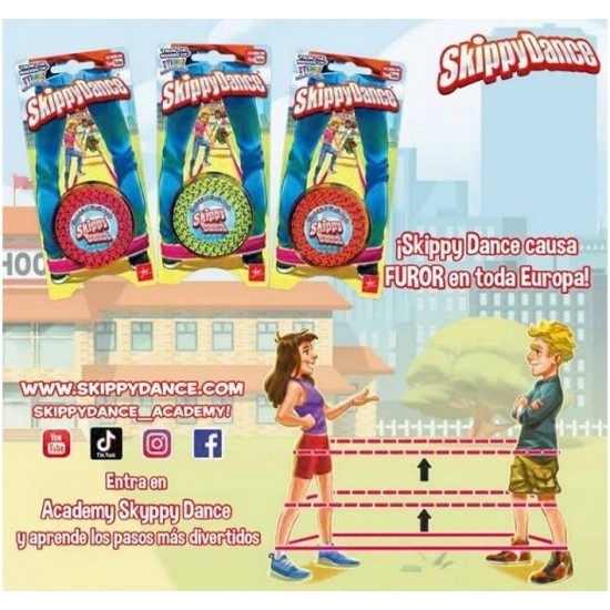 Gumija Skippy Dance Jump Elastic on card assorted FUN-SD-24PDQ