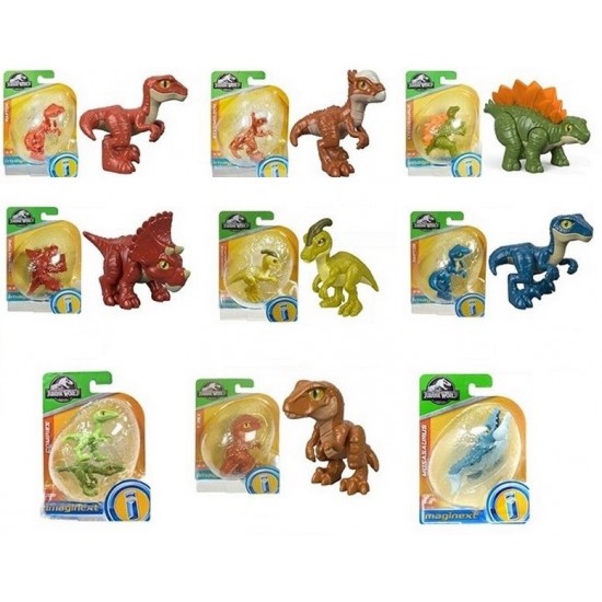 Spēļu komplekts dinozaurs Mattel Jurassic World Imaginext Single Baby Dino assorted FWF52
