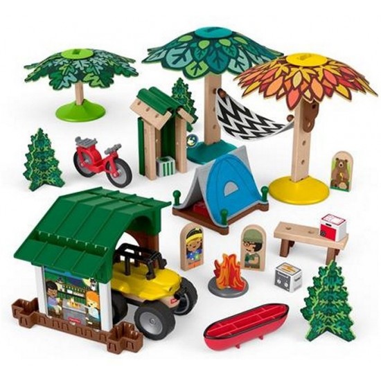 Konstruktors Fisher Price Wonder Makers Wooden Campground GFJ10