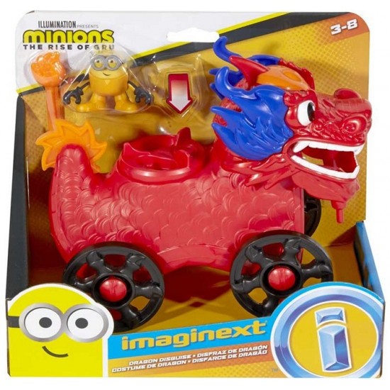 Speļu komplekts Fisher Price Minions imaginext Dragon Chariot Figure GMP37