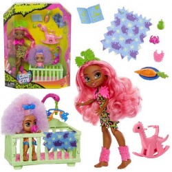 Lelle Mattel Cave Club Doll with accessories Wild Babysitfun GNL92