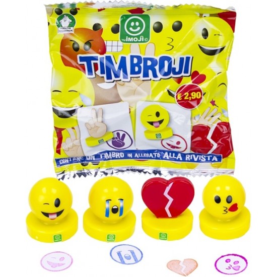 Zīmogs Blind Pack Imoji Timbroji Stamps 3,5cm assorted GRS12076 