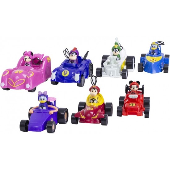 Automašīna Mini Auto Disney with figure + Pullback 7 assorted 5x6,5cm GRS12503
