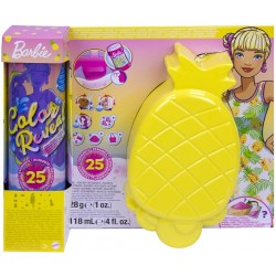 Mattel Barbie Color Reveal Doll with 25 surprises Foam Party Pineapple GTN17