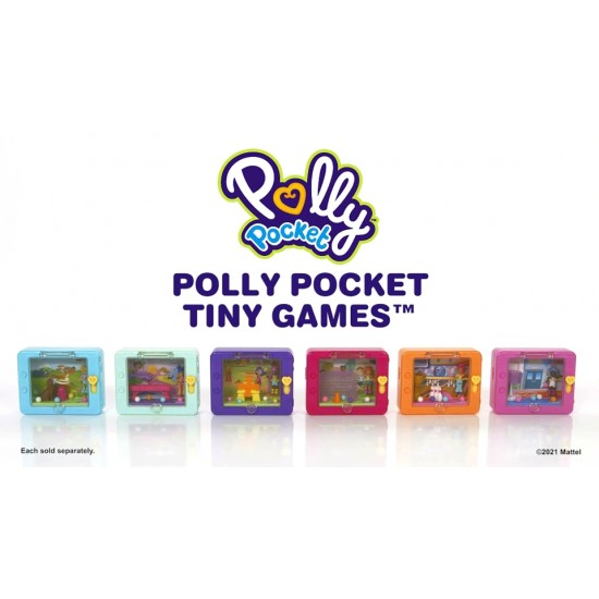 Spēļu komplekts Mattel Polly Pocket Mini game of skill assorted GWF48