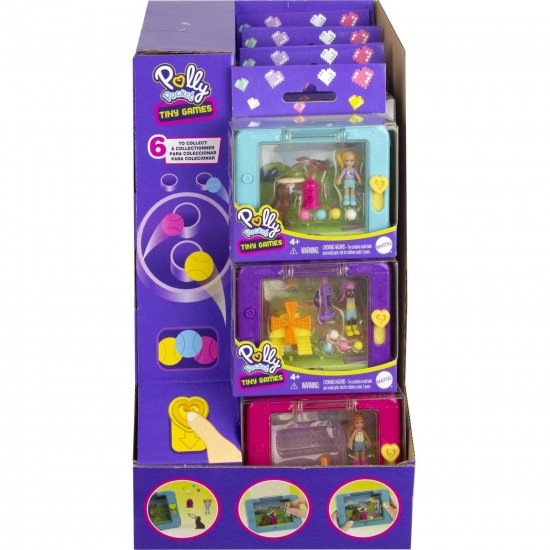 Spēļu komplekts Mattel Polly Pocket Mini game of skill assorted GWF48