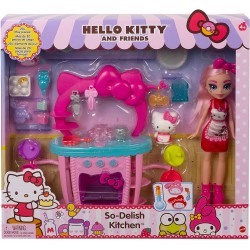 Lelle Mattel Hello Kitty and Friends Playset So- Delish Kitchen GWX05