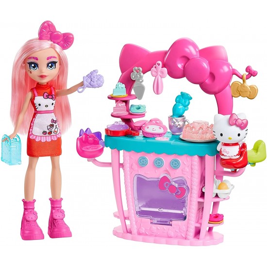 Lelle Mattel Hello Kitty and Friends Playset So- Delish Kitchen GWX05