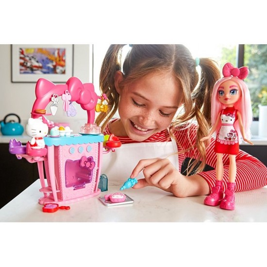 Lelle Mattel Hello Kitty and Friends Playset So- Delish Kitchen GWX05