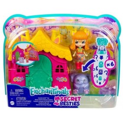 Lelle Mattel Enchantimals Secret Besties Grisela Giraffe Tent Playset HCF74