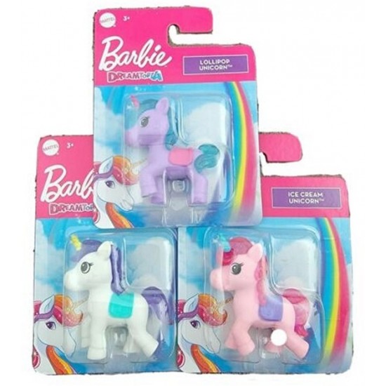 Spēļu komplekts Mattel Barbie Dreamtopia Mini-figures Unicorn 5cm assorted HFG31