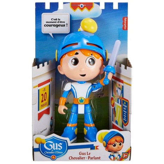 Spēļu komplekts bruņinieks (franču valodā) Mattel Ritter Gus Play figure with light and sound 20cm (in French) HGK36