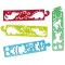 Zīmēšanas trafareti Amscan Stencils 17cm 12-Pack INT390187