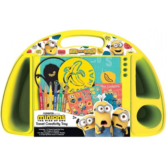 Zīmēšanas komplekts Despicable Me/Minions The Rise of Gru Movie Travel Creativity Tray MSTCT2