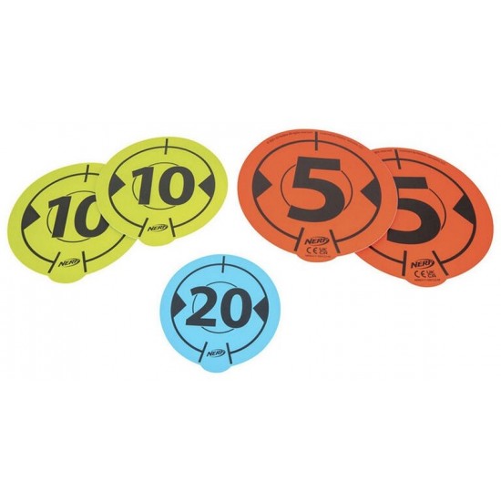 Mērķi Nerf Wall-to-Wall Targets 5-pack NER0317