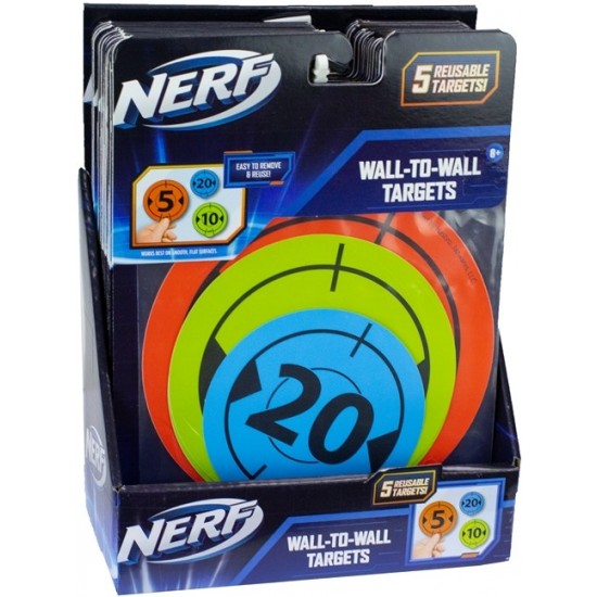 Mērķi Nerf Wall-to-Wall Targets 5-pack NER0317