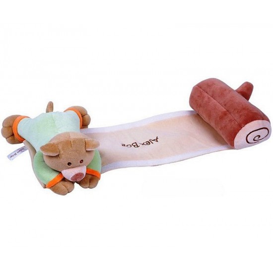 Spilvens - balsts jaundzimušajiem komfortam miegam Baby Plush Postioner 10x50x20cm PRY550