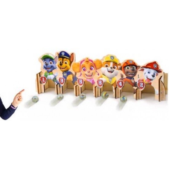 Attīstoša koka rotaļlieta Paw Patrol Wooden marble game PW07011