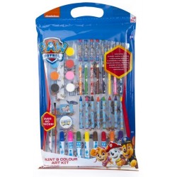 Zīmēšanas komplekts Sambro Paw Patrol Paint & Color Art Kit 80pcs PWP16-6679