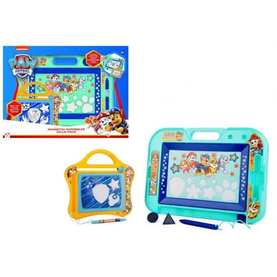 Magnētiska zīmēšanas tāfele dēlis 2 gab. Sambro Paw Patrol Magnet Sribbler Multi-pack PWP20-4514