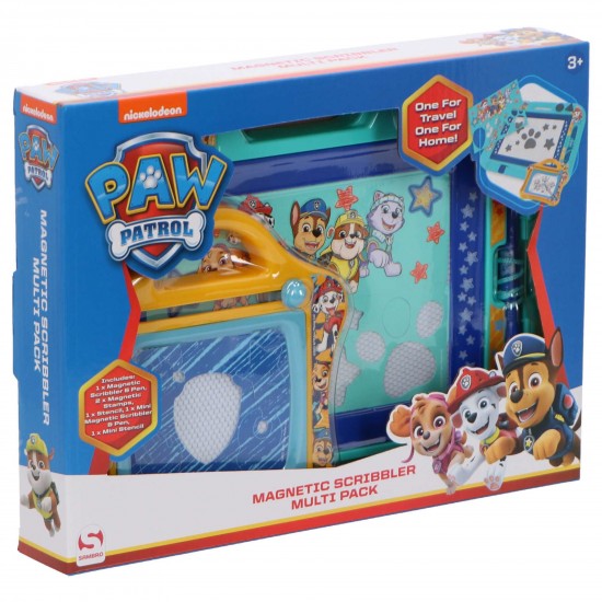 Magnētiska zīmēšanas tāfele dēlis 2 gab. Sambro Paw Patrol Magnet Sribbler Multi-pack PWP20-4514