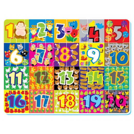 Puzles - cipari Puzzles Numbers 1,2,3...20 ST3252