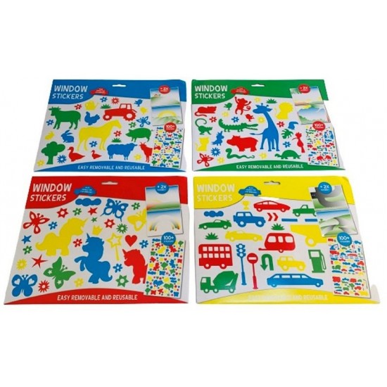 Rokdarbu komplekts ar uzlīmēm Windowstickers + 2 Scenes 4 assorted ST780