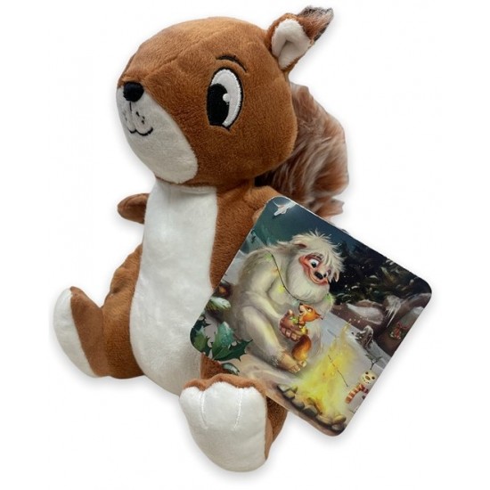 Mīksta rotaļlieta vāvere Plush Squirrel Let it Snow TO0970