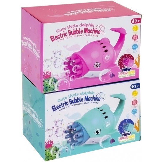 Ziepju burbuļi Bubble machine Cute Little Dolphin Electric B/O assorted 086/087