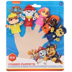 Pirkstiņlelles - rotaļlieta leļļu teātrim Paw Patrol Finger Puppets WHA269