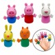 Pirkstiņlelles - rotaļlieta leļļu teātrim Peppa Pig Finger Puppets WHA339