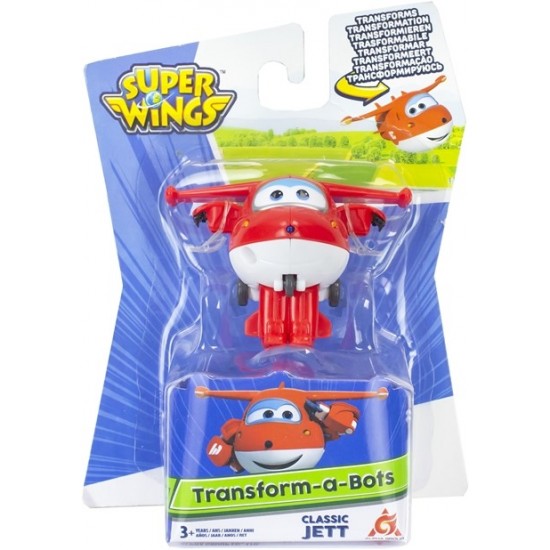 Spēļu komplekts transformers Super Wings Transform-a-Bots Classic Jett YW710010
