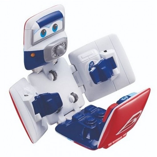 Spēļu komplekts transformers Super Wings Transform-a-Bots Flip Paul YW740575