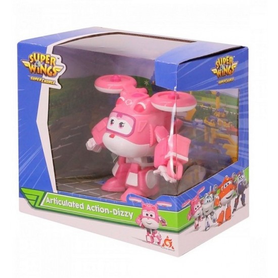 Spēļu komplekts transformers Super Wings Transform-a-Bots Articulated Action Dizzy YW740993
