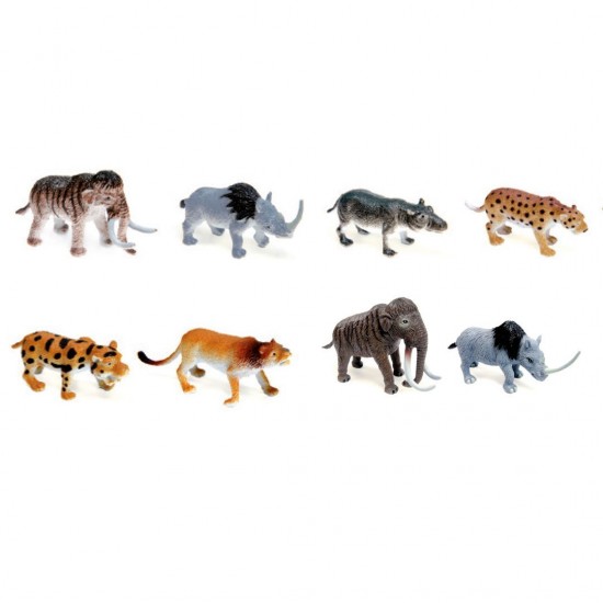 Spēļu komplekts ledus laikmeta dzīvnieki Geoworld Ice Age Experience 8 Prehistoric Animals CL170K