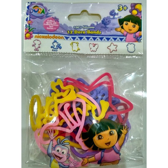 Aproces 12 gabali Silly Bandz Dora 93028