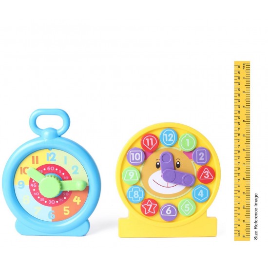 Izglītojošs rotaļlietu pulksteņu komplekts 2 gab. Fun Time Set 2 Clocks 29780