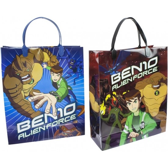 Dāvanu plastikāta maisiņš Giftbag Ben10 Alien Force Plastic 2 ass. 27x32cm 317958