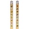 Koka auguma mērītājs Beeboo Height Chart Ruler Wooden 98cm 2 assorted 490235377